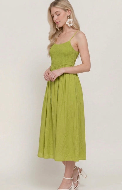 VESTIDO LARGO EN V