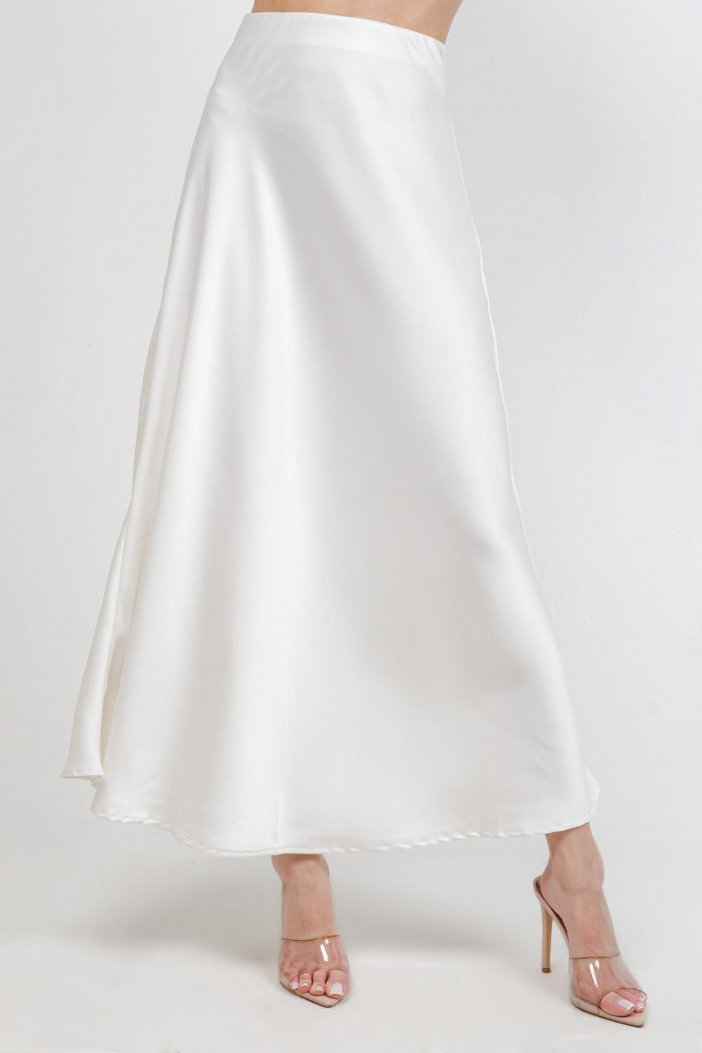 FALDA SATIN LARGA