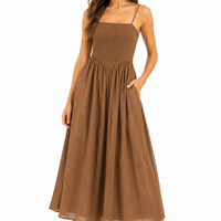 VESTIDO LARGO EN V