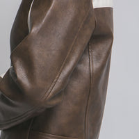 CHAQUEDA CUERO SINTETICO CON RAYAS