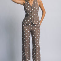 SET CHALECO Y PANTALON PUNTOS