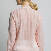 BLUSA DE PUNTOS CON LISTON