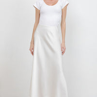 FALDA SATIN LARGA