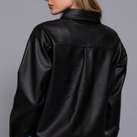 CAMISA CUERO SINTETICO