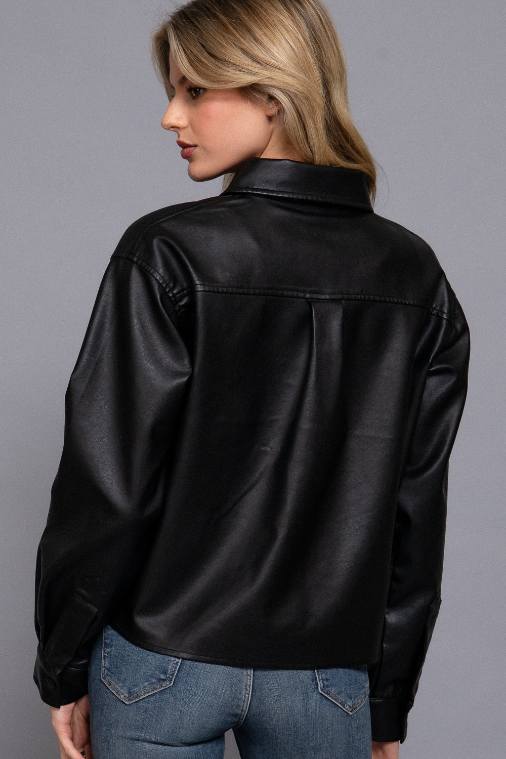 CAMISA CUERO SINTETICO