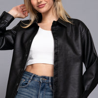 CAMISA CUERO SINTETICO